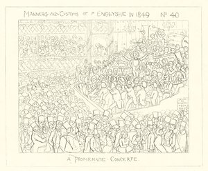1849, Koncert promenadowy autorstwa Richard Doyle