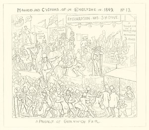 1849, Perspektywa Greenwich Fair autorstwa Richard Doyle