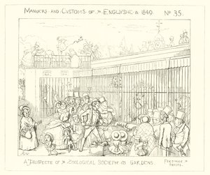 1849, Perspektywa Ogrodów Towarzystwa Zoologicznego autorstwa Richard Doyle
