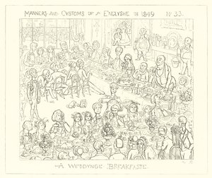 1849, Śniadania weselne autorstwa Richard Doyle