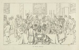 Państwo-Strona. Duże wydarzenie towarzyskie we wspaniałej oprawie. autorstwa Richard Doyle