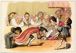 Król Edward VI przyznaje przywilej autorstwa Richard Doyle