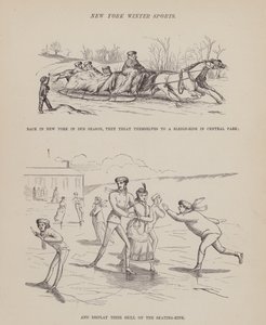 Strona z amerykańskiej trasy panów Browna, Jonesa i Robinsona (rycina) autorstwa Richard Doyle