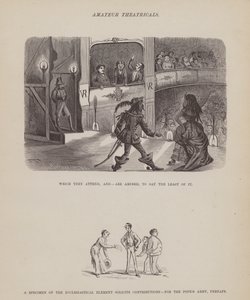Strona z amerykańskiej trasy panów Browna, Jonesa i Robinsona (grawerunek) autorstwa Richard Doyle