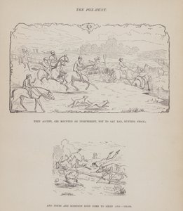 Strona z amerykańskiej trasy panów Browna, Jonesa i Robinsona (grawerunek) autorstwa Richard Doyle