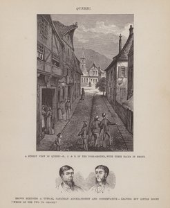 Strona z amerykańskiej trasy panów Browna, Jonesa i Robinsona (grawerunek) autorstwa Richard Doyle
