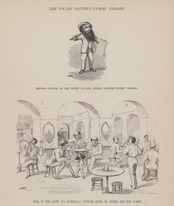 Strona z amerykańskiej trasy panów Browna, Jonesa i Robinsona (grawerunek) autorstwa Richard Doyle