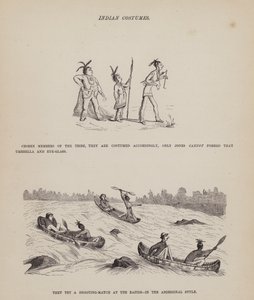 Strona z amerykańskiej trasy panów Browna, Jonesa i Robinsona (grawerunek) autorstwa Richard Doyle