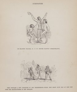 Strona z amerykańskiej trasy panów Browna, Jonesa i Robinsona (grawerunek) autorstwa Richard Doyle