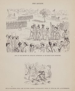 د میسرز براون، جونز او رابینسن (نقشې) پولی امریکایی سفر څخه پاڼه autorstwa Richard Doyle