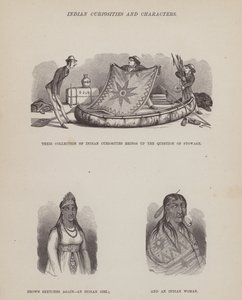 Strona z amerykańskiej trasy panów Browna, Jonesa i Robinsona (grawerunek) autorstwa Richard Doyle