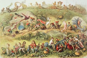 Triumfalny Marsz Króla Elfów autorstwa Richard Doyle