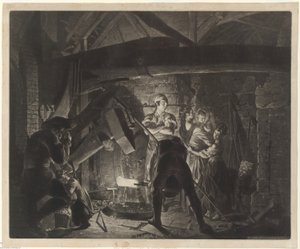 Żelazna kuźnia autorstwa Richard Earlom