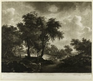 Scena rzeczna i wiejska autorstwa Richard Earlom