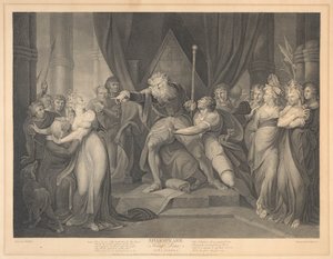Szekspir, Król Lear, Akt I, Scena I autorstwa Richard Earlom