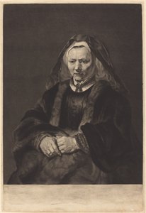 Żona Rembrandta autorstwa Richard Earlom after Rembrandt van Rijn