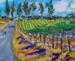 Spacer po hrabstwie wina, Napa, 2017 autorstwa Richard Fox