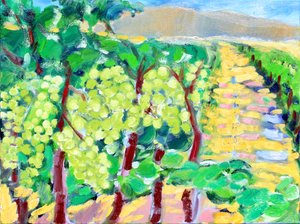 Winogrona Chardonnay, Napa, 2019 autorstwa Richard Fox