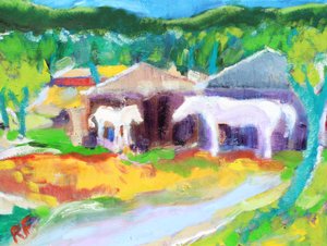 Szopa dla koni, Novato, 2017 autorstwa Richard Fox