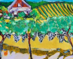 Winogrona Merlot, Napa, 2017 autorstwa Richard Fox