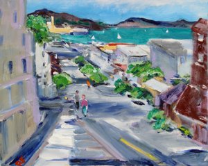 Widok z Russian Hill, 2020 autorstwa Richard Fox