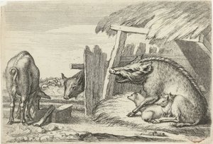 Świnie na poddaszu Zwierzęta według różnych artystów (tytuł serii) Zwierzęta według różnych artystów (tytuł serii) autorstwa Richard Gaywood