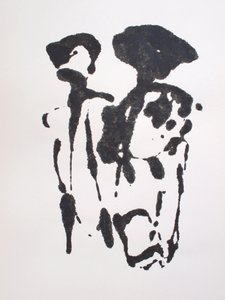 Bez tytułu, 2010 (monotypia) autorstwa Richard Green