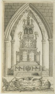 Lichfield - Musical Altar-Clock: akwaforta i [?XVIII wiek] (druk)