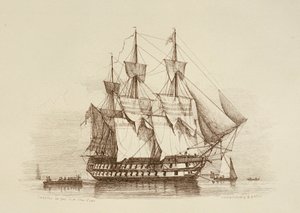 Canopus 80 dział 2. klasy, ok. 1849 r. (akwaforta)