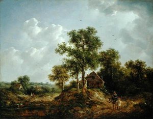 W pobliżu Sevenoaks, Kent (olej na płótnie)