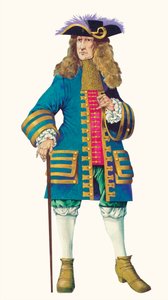 Król Wilhelm III (kolorowa litografia) autorstwa Richard Hook