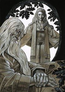 Merlin i Vivian, wróżka Pani Jeziora