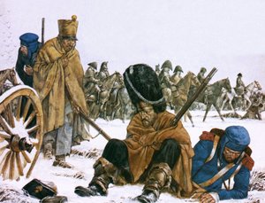 Odwrót Napoleona spod Moskwy autorstwa Richard Hook