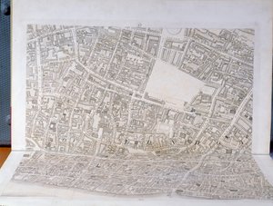 Plan miasta Londynu, opublikowany w 1813 r. (zob. 247354-247356) autorstwa Richard Horwood
