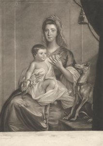 Lady Cathcart i jej dziecko autorstwa Richard Houston