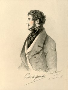 Książę Guiche, 1842.