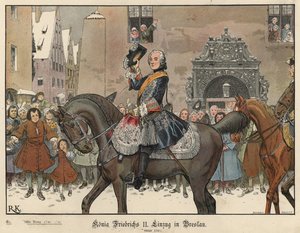 Wejście Fryderyka Wielkiego do Wrocławia, 1741