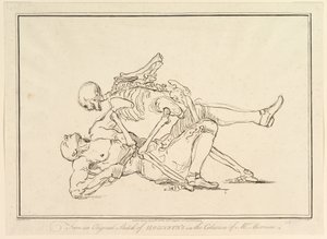 Z oryginalnego szkicu Williama Hogarthsa w kolekcji Mr. Morrisona, 1 marca 1782.