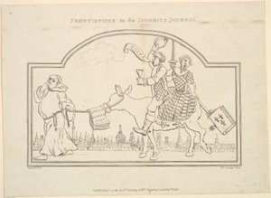 Frontyspis do The Jacobites Journal, 27 listopada 1781.
