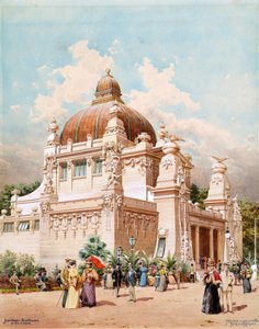 Vienna Jubilee Expo 1898. Pawilon Miasta Wiednia, 1898. autorstwa Richard Moser