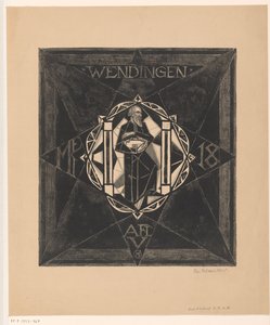 Projekt okładki dla: Wendingen, 1918