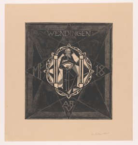 Projekt okładki dla: Wendingen, 1918