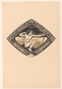 Projekt okładki dla: Magazyn Techniczny, 1914 autorstwa Richard Nicolaüs Roland Holst
