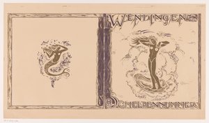 Projekt okładki dla: Wendingen, Numer Shell, 1923 autorstwa Richard Nicolaüs Roland Holst
