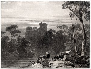 Zamek Bothwell, 1826 r. autorstwa Richard Parkes Bonington