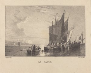 Poranek autorstwa Richard Parkes Bonington