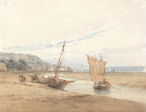 W pobliżu Honfleur autorstwa Richard Parkes Bonington