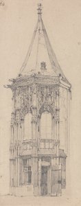 Gmach sądu, Rouen autorstwa Richard Parkes Bonington