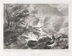 Malownicze widoki Szkocji: Brackline, 1826. autorstwa Richard Parkes Bonington