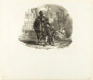 Powieszony autorstwa Richard Parkes Bonington
